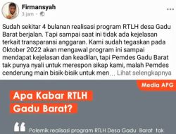 Beredar Pamflet APG terkait Realisasi RTLH Desa Gadu Barat, Ada Apa?