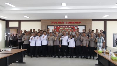 Itwasda Polda Jatim Lakukan Audit di Polres Sumenep