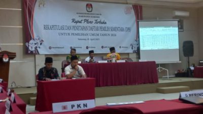 KPU Sumenep Gelar Sidang Pleno Tahapan Penyusunan DPS Pemilu 2024
