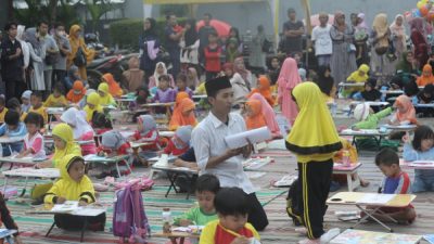 Jamin Kegembiraan Anak Di Bulan Ramadhan, Komunitas GUSDURian Sediakan Sketsa Gambar