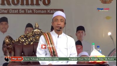 Ribuan Masyarakat Padati Peringatan Maulid Nabi Muhammad dan Tasyakuran Crew Tak Roniro