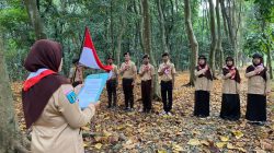 UKM Pramuka STKIP PGRI Sumenep Gelar Plantikan Dewan di Kebun Raya Purwadadi Pasuruan