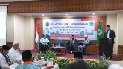 MUI Kota Jakarta Pusat Menerima Kunjungan Silaturahmi MUI Kota Banjarmasin