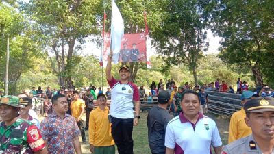 Karapan Kambing Kapolres Sumenep Cup 2023, Warnai HUT Bhayangkara ke-77