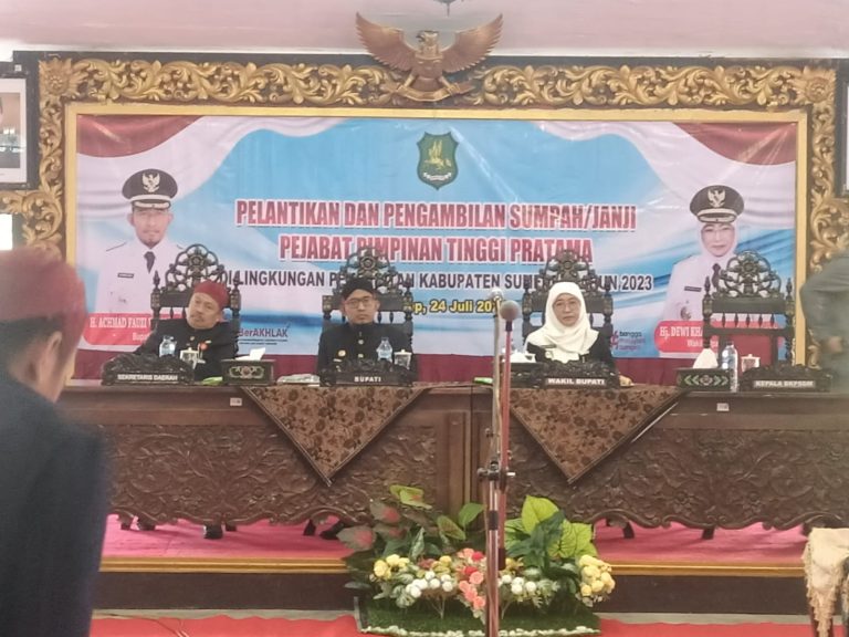Lima Pejabat Pimpinan Pratama Sumenep Dimutasi Bupati Achmad Fauzi Wongsojudo