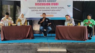AMOS Gelar FGD Tentang Rokok Ilegal dan Kapasitas Satpol PP Sumenep