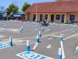 Lintasan Hurus S Uji Praktik SIM C Mulai Diterapkan Satlantas Bondowoso