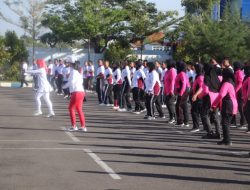 Olahraga Bersama, Hiasi Rangkaian Hari Jadi Polwan ke 75 di Polres Sumenep