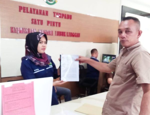 PPD Laporkan DD Taba Remanik Lubuklinggau