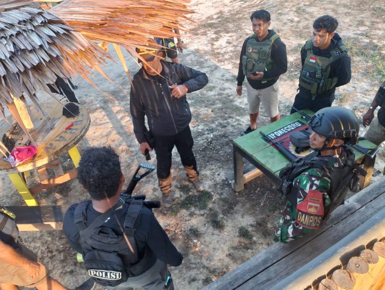 Satgas TNI Tangkap Anggota KST Usai Diserang OTK di Bintuni Papua Barat