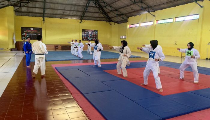 Ujian Beladiri Semester II Tahun 2023 Diikuti 747 Personel Polres Sumenep