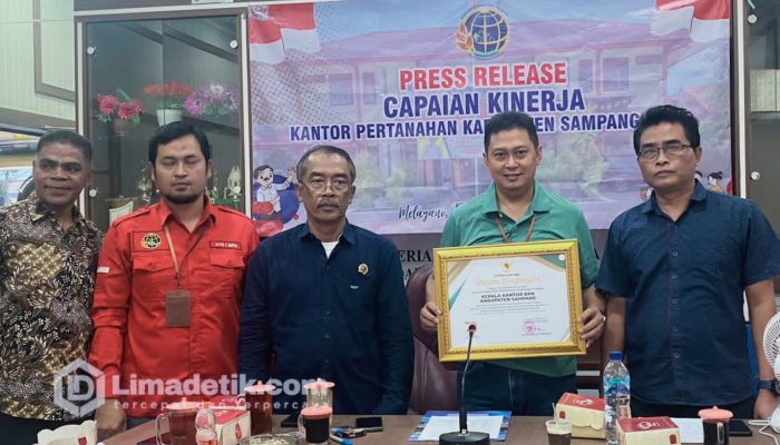 Pencapaian Kinerja Luar Biasa dari 457 Tingkat Nasional, BPN Sampang Berhasil Menempati Posisi 10 Besar