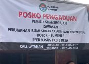 Warga Tak Bisa Jual Rumah di Perumahan Bumi Sumekar dapat Advokasi IKA PMII Sumenep