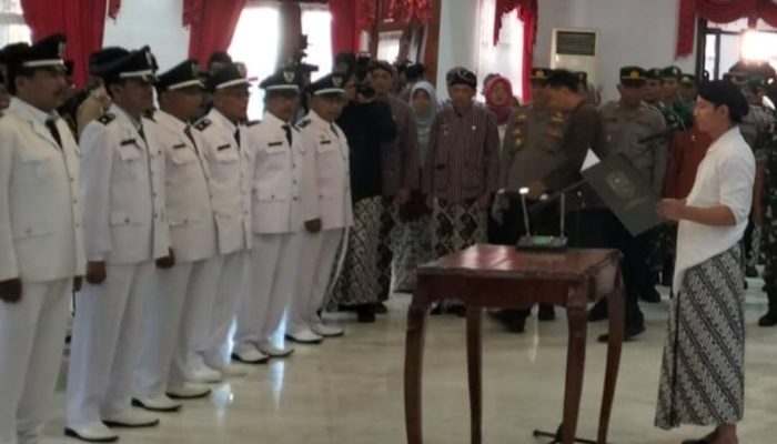 Bupati Trenggalek Lantik Sembilan Kepala Desa Terpilih