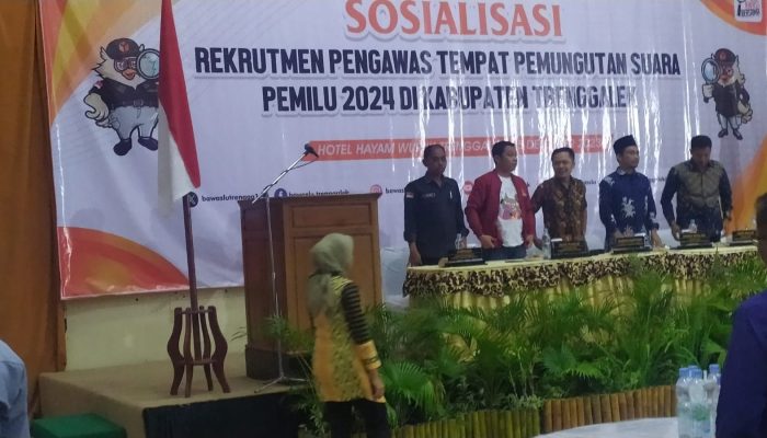 Bawaslu Trenggalek Lakukan Sosialisasi Rekrutmen Pengawas TPS Pemilu 2024