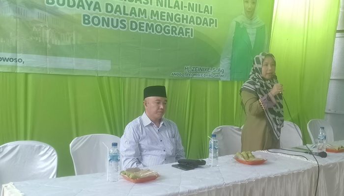 Temui Masyarakat, Zeiniye, Anggota DPRD Jatim Ajak Kaum Milenial Bijak Dalam Berpolitik