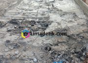 Belum Seumur Jagung Sudah Retak, Paket Proyek Milik Dinas PU Bidang Cipta Karya Patut Dipertanyakan Kualitasnya