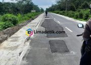 Telan anggaran 18 Miliar lebih, Proyek Jalan Mandomai-Mantangai baru seumur jagung sudah Penuh Tambal sulam