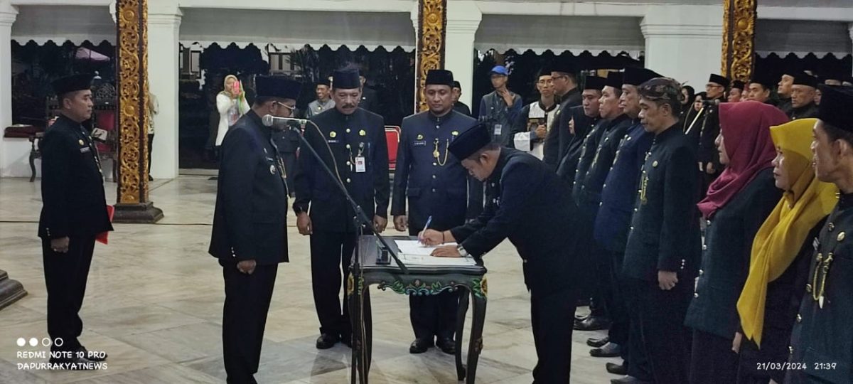Tak Butuh Waktu lama, Bupati Sumenep Isi Kekosongan Pimpinan OPD