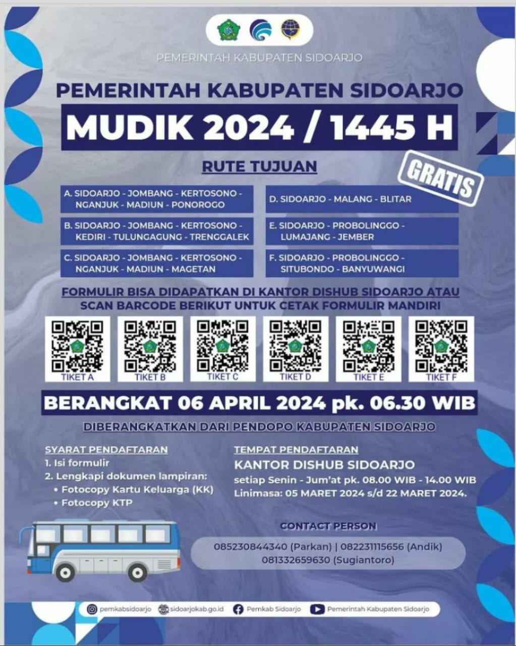 Selain Mudik Gratis, Warga Menginginkan Program Balik Gratis Oleh Pemkab Sidoarjo