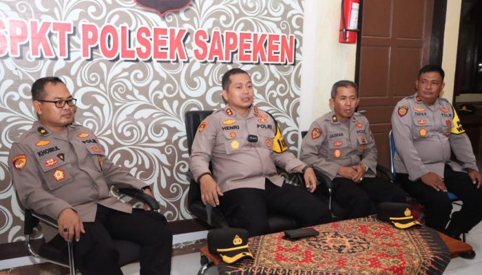 Pesan Tegas Kapolres Sumenep Saat Kunjungan di Polsek Sapeken