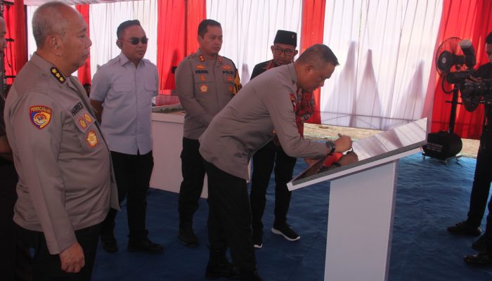 Pembangunan Gedung Satya Haprabu Polres Sumenep Ditarget 6 Bulan Selesai