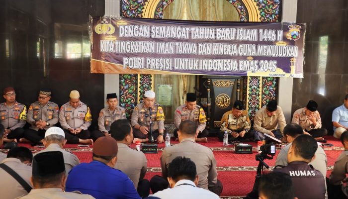 Kapolres Sumenep Ingatkan Personel untuk Tingkatkan Iman dan Takwa pada Momentum Tahun Baru Islam 1446 H