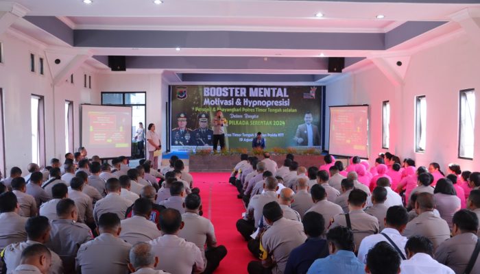 Booster Mental Perdana di Polda NTT Demi Suksesi Pilkada Serentak 2024 Datangkan Motivator Nasional