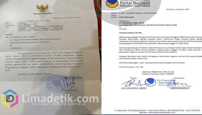 Demi Mentornya, Pj Bupati Sampang Memohon Adik Mentor Dilantik Jadi DPRD