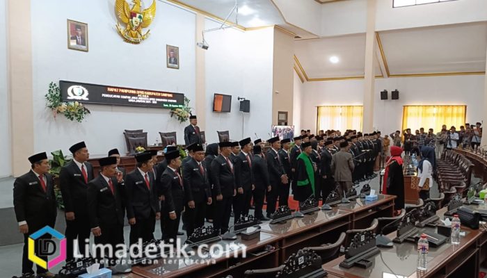 45 Anggota DPRD Sampang Dilantik. Dari NasDem terpilih Sebagai Ketua Sementara