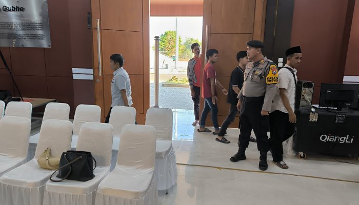 Jelang Debat Publik Perdana Pilkada Sumenep, Polisi Lakukan Sterilisasi Lokasi