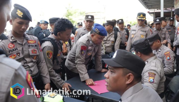 Pengamanan TPS Pilkada Tahun 2024, 306 Personel Polres Sampang Jalani Pemeriksaan Kesehatan