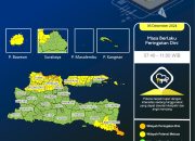 Update Prakiraan Kondisi Cuaca Maritim Wilayah Perairan Jawa Timur 6 Desember