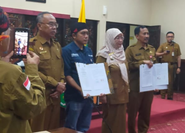Dinas KUPP Sumenep Lakukan Penandatanganan Pengelolaan APHT Bersama PD Sumekar