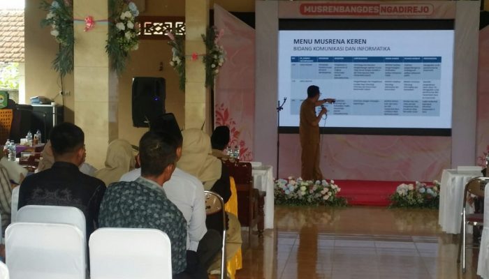 Musrenbang Desa Ngadirejo Kecamatan Pogalan Kabupaten Trenggalek