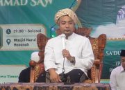 Peringati Isra’ Mi’raj Nabi Muhammad SAW, Takmir bersama Remaja Masjid Nurul Hasanah Gelar Pengajian Umum dan Santunan Anak Yatim