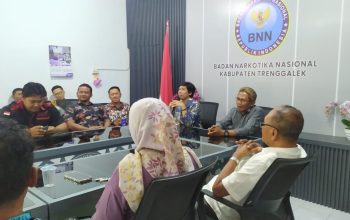 Kepala BNN Kabupaten Trenggalek Gelar Pertemuan dengan Awak Media