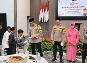 Polres Trenggalek Gelar Buka Bareng Anggota, Mahasiswa dan Anak Yatim Piatu