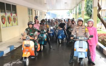 Berbagi Takjil dengan Ngabuburit Ala Kapolres bersama Dandim 0827 Sumenep