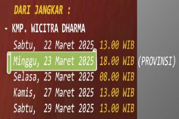 Pemkab Sumenep Keluarkan Jadwal Mudik Gratis Kapal Laut Tahun 2025