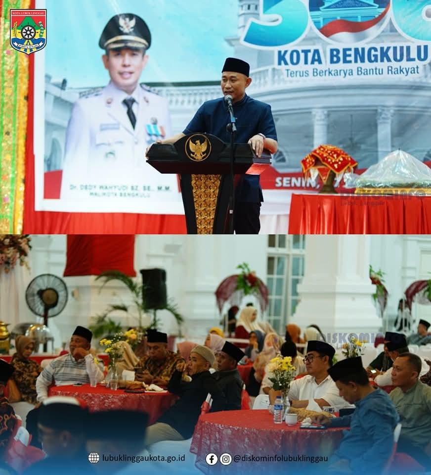 Wali Kota Lubuk Linggau Hadiri Acara Hari Jadi ke-306 Kota Bengkulu