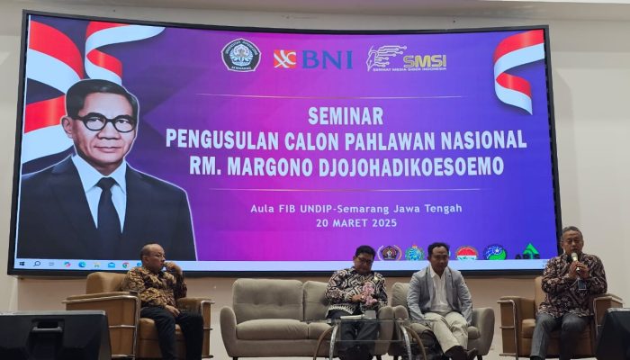 Seminar Provinsi Jawa Tengah:  Kolaborasi SMSI dan Undip Perjuangkan RM Margono Jadi Pahlawan Nasional