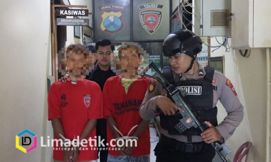 Satreskrim Polres Sampang Amankan 2 Pelaku Pencuri Sapi