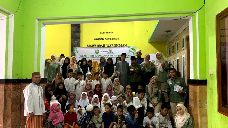 Mahasiswa Beasiswa Cendekia Baznas Unisma Gelar Pesantren 1000 Cahaya Ramadhan di Panti Asuhan Mawaddah Warohmah