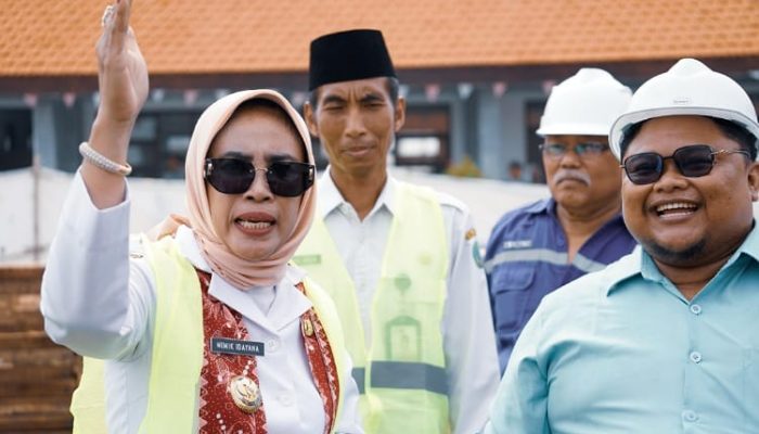 Pastikan Kualitas dan Mutu Pembangunan di SMPN 2 Tulangan, Wabup Sidoarjo Wanti-wanti Kontraktor