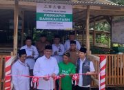 Baznas RI Bersama Baznas Trenggalek Didampingi Bupati Nur Arifin Resmikan Balai Ternak di Desa Pringapus