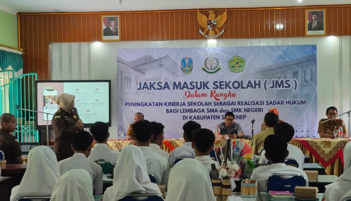 JMS di SMKN 1 Sumenep, Kasi Intel Kejari Ingatkan Siswa Bijak Dalam Ber-Medsos