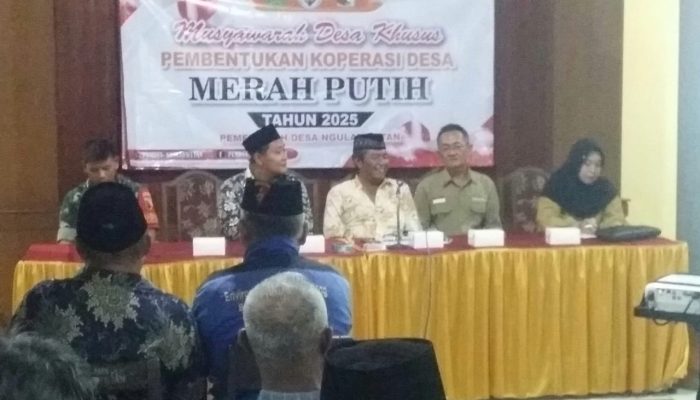 Desa Ngulanwetan Trenggalek Gelar Musdessus Pembentukan Koperasi Merah Putih