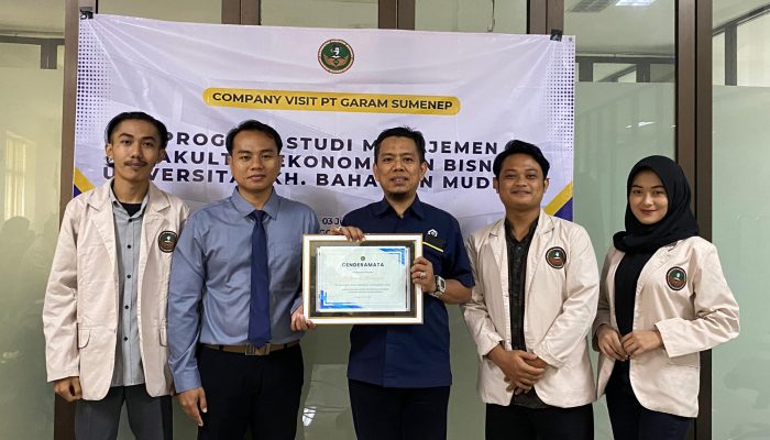 Industri Garam dan Kearifan Lokal, Studi Kunjungan Mahasiswa Uniba Madura di PT Garam