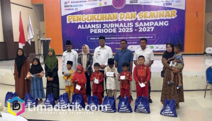AJS Kukuhkan Pengurus Baru, Baznas Sampang Salurkan Santunan Anak Yatim